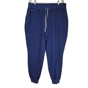 Figs Zamora Jogger Scrub Pants XXL Navy Blue